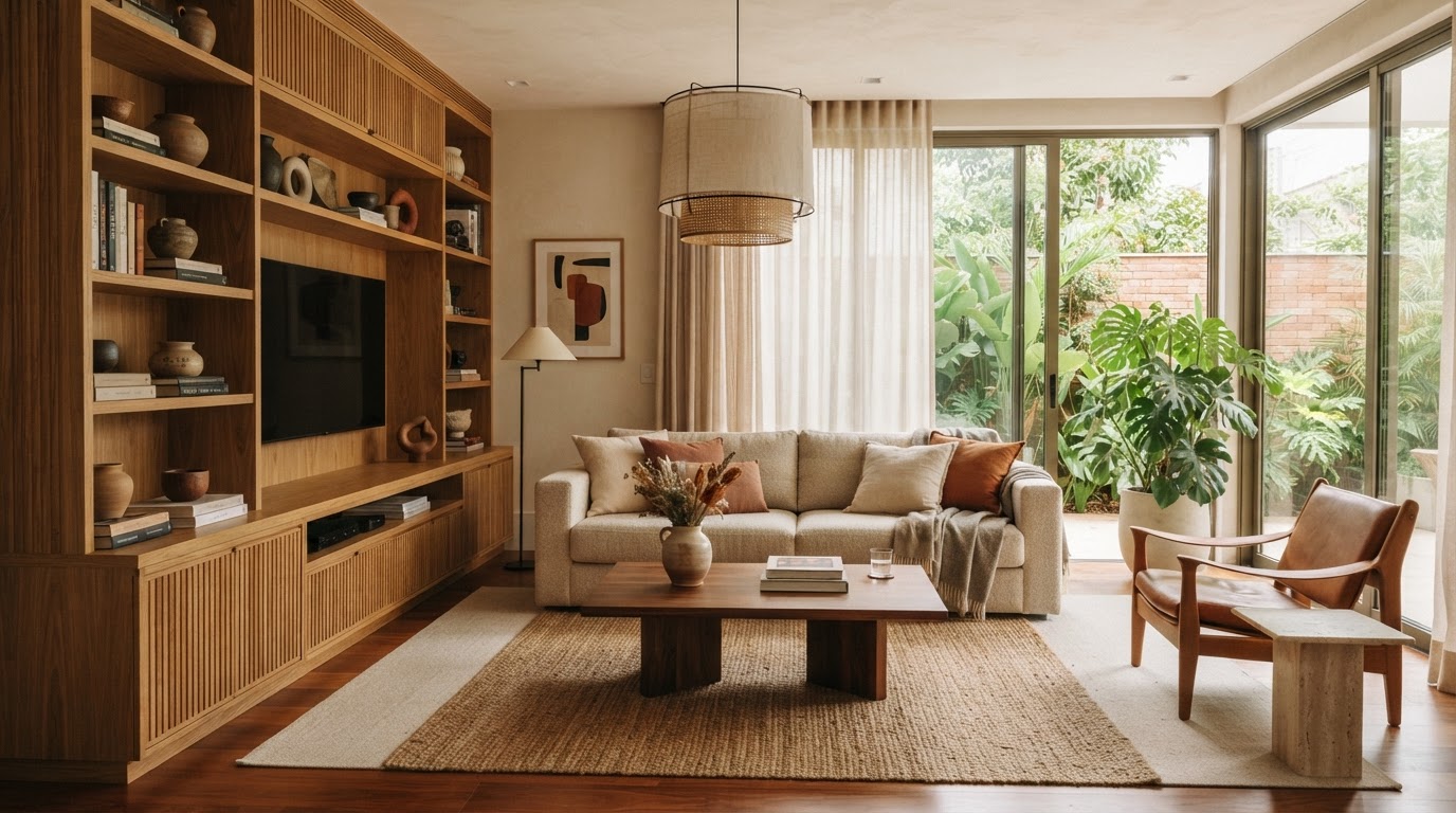 Ambiente residencial com móveis planejados Paraíba