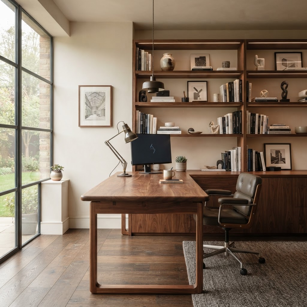 Home office sob medida com móveis planejados Paraíba — Maderello